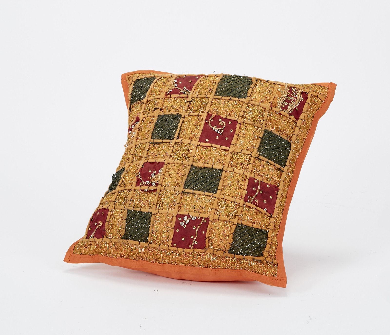 Medium Indian Patchwork Cushion Cover