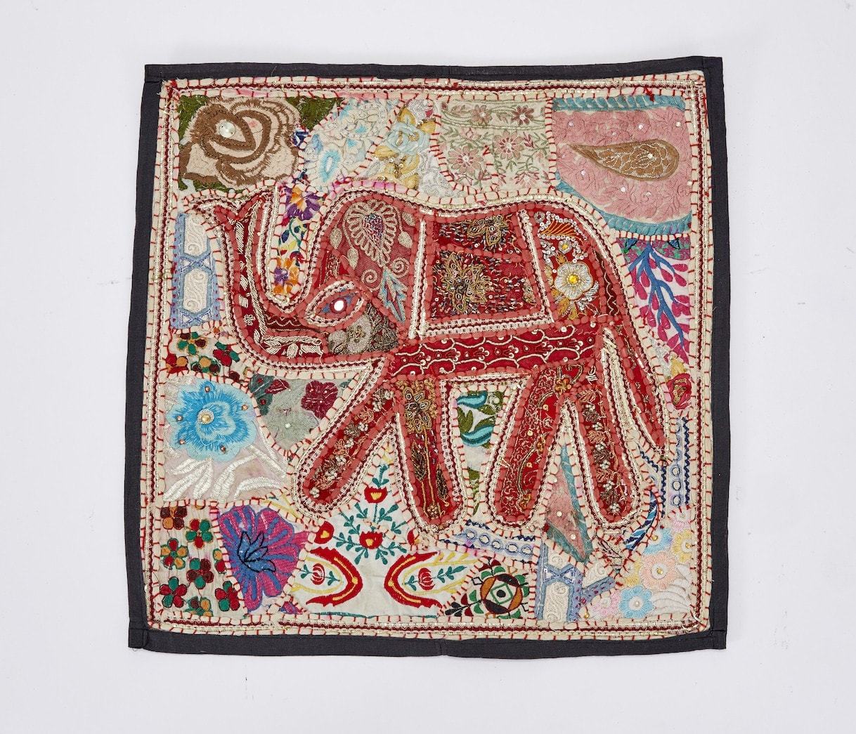 Indian Elephant Cushion Cover