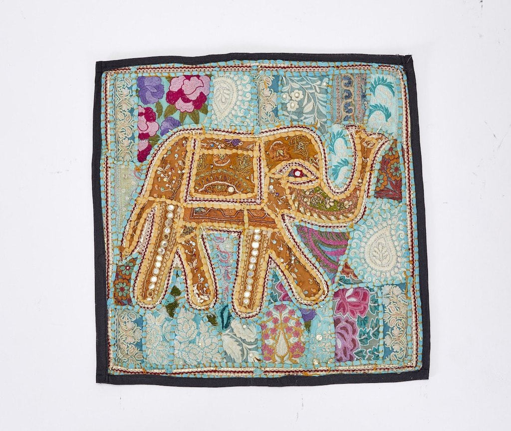 Indian Elephant Cushion Cover