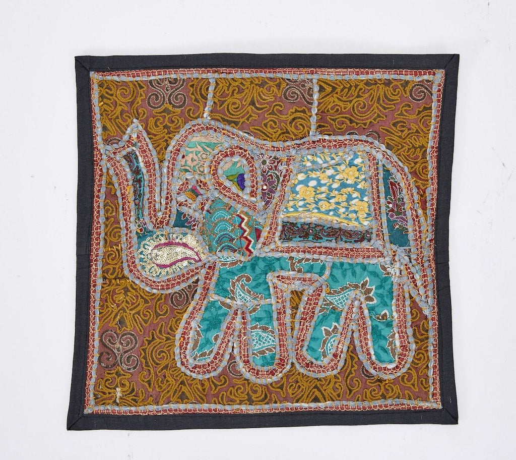 Indian Elephant Cushion Cover