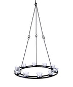 Single Tier Tea Light Chandelier
